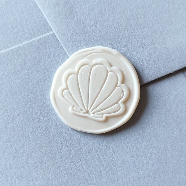 Odbicia lakowe - muszla - Biel