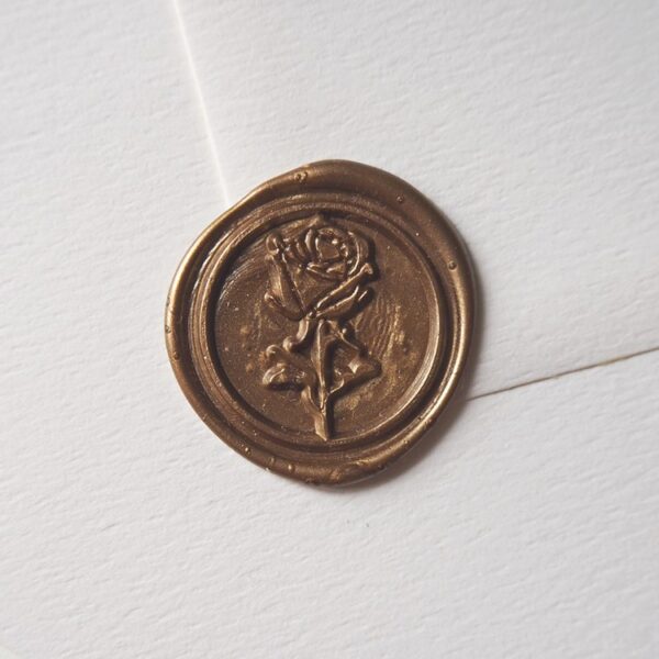 Odbicia lakowe - róża