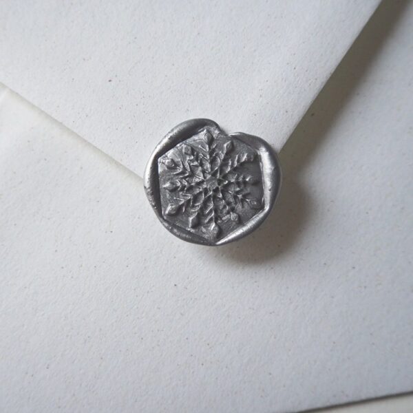 Odbicia lakowe - śnieżynka mini