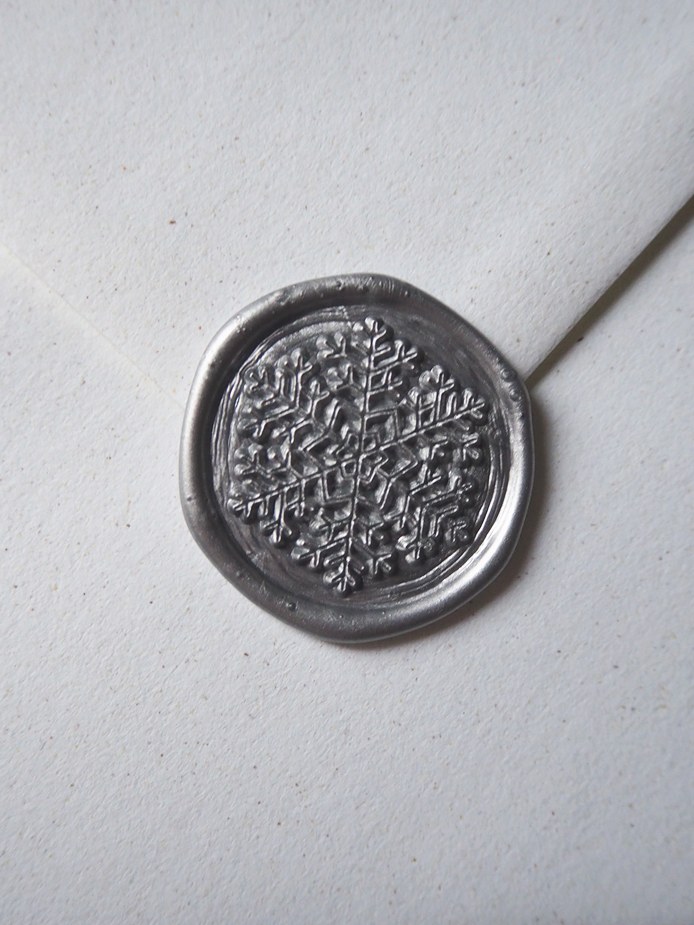 Odbicia lakowe - śnieżynka