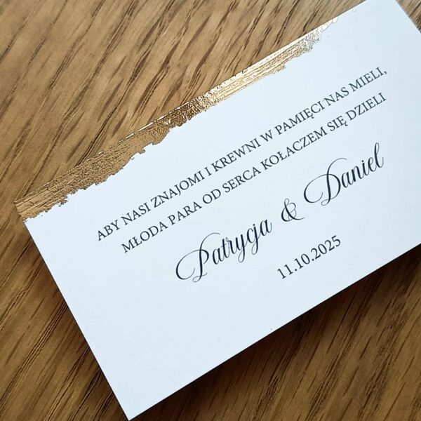 Karteczki na kołacz - Golden