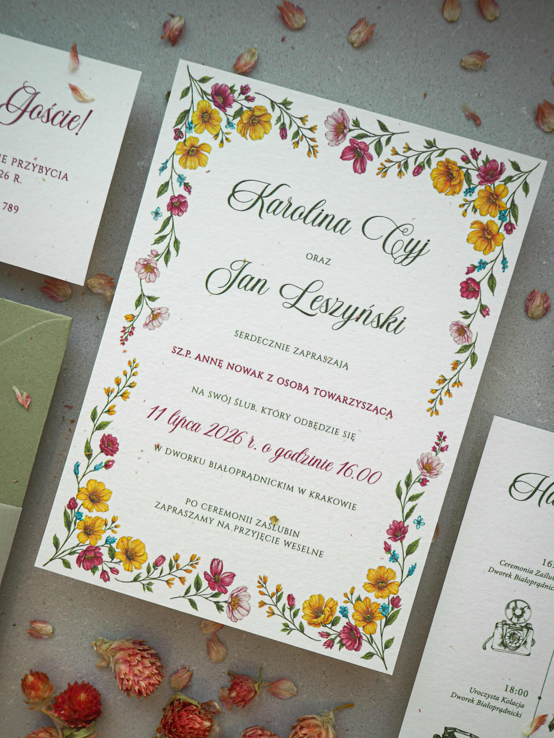 Zaproszenia - Jardine - obrazek 3